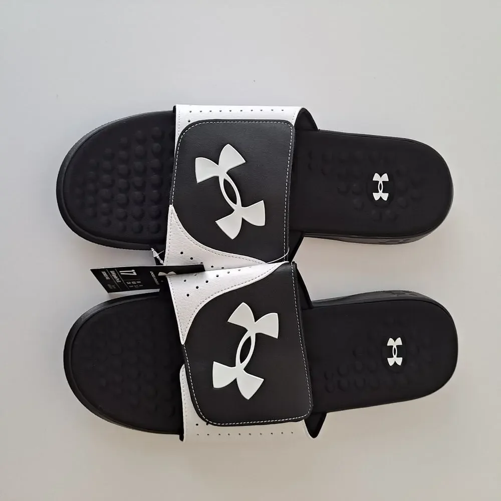 NWT Under Armour UA Ignite Pro Flip Flop Slides Athletic Sandals Mens Size 17